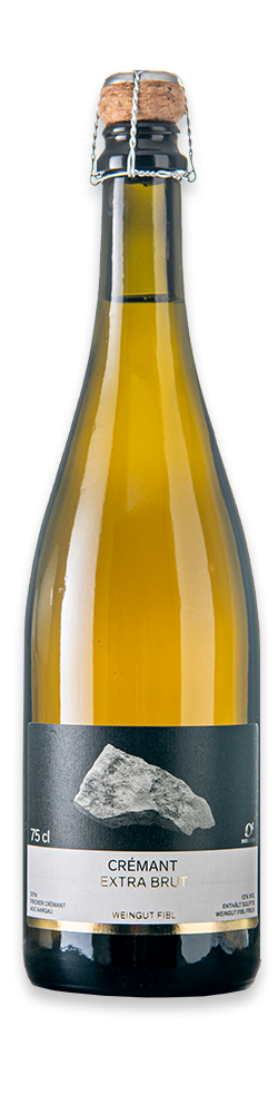 Weinflasche Crémant extra brut