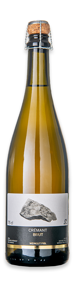 Weinflasche Crémant brut